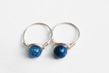 Load image into Gallery viewer, Blue Crackle Agate Ring