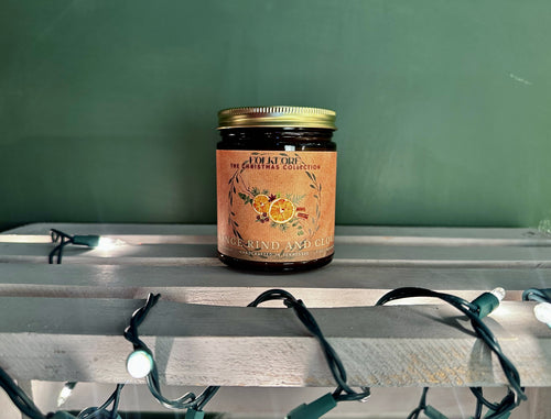Orange Rind and Clove Christmas Candle