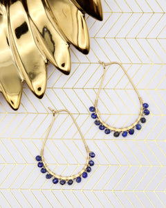 Daphnee Lapis Lazuli Earrings