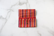 Load image into Gallery viewer, Madagascar Woven Wallet: Orange, Pink and Blue Striped