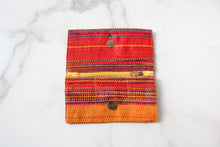 Load image into Gallery viewer, Madagascar Woven Wallet: Yellow and Pink Stripe Style #4