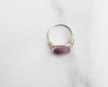 Load image into Gallery viewer, Purple Amethyst Ring