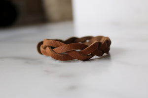 "Secret Thread" Braided Leather Bracelet