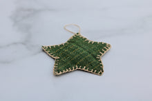 Load image into Gallery viewer, Green Star Ornament