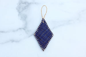 Blue Diamond Ornament