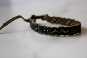 Madagascar Braided Black Bracelet